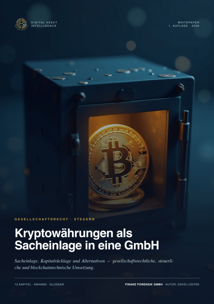 Cover image: Kryptowaehrungen_als_Sacheinlage_in_eine_GmbH