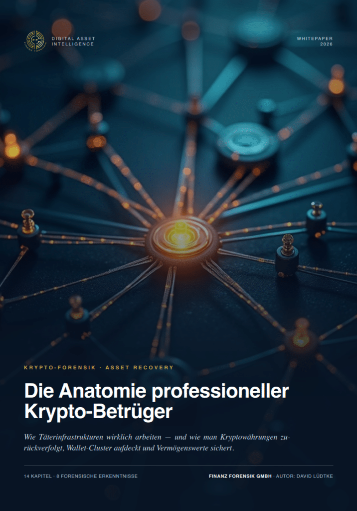 Whitepapers „Die Anatomie professioneller Krypto-Betrüger" der Finanz Forensik GmbH